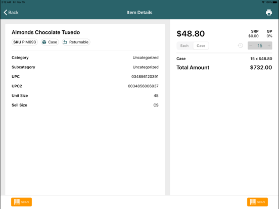 Vistar VOIS iPad screenshot 6 - Business app