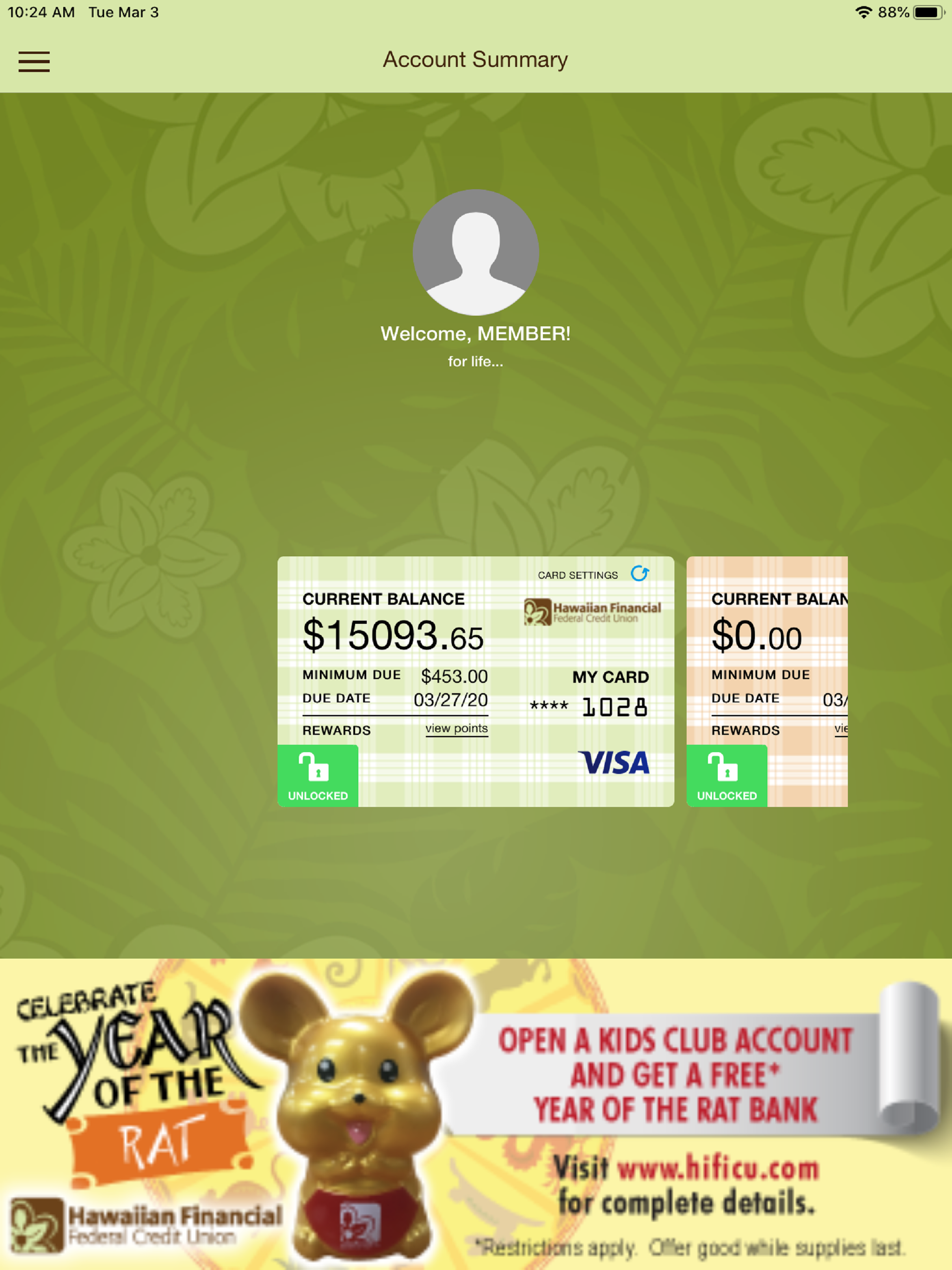 MyCard HIFICU VISA