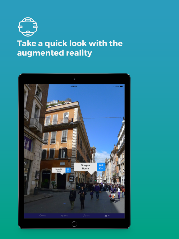 Metro Rome: timetables & lines iPad screenshot 4 - Travel app