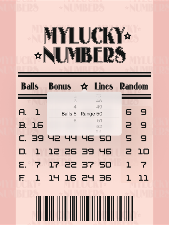 Screenshot #6 pour My Lucky Numbers