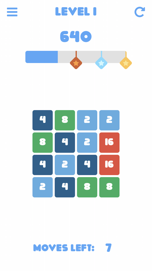#1. 2048: Merge it! (iOS) Podle: Two4Tea