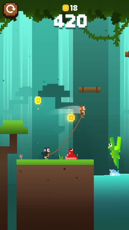 #1. Monkey Ropes (iOS) 由: PlaySide