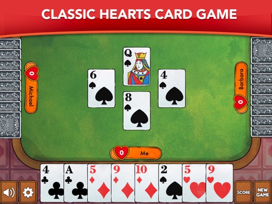Screenshot #4 pour Hearts - Card Game Classic