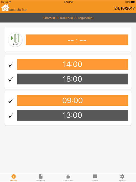 Screenshot #6 pour Hora do Lar - Funcionário