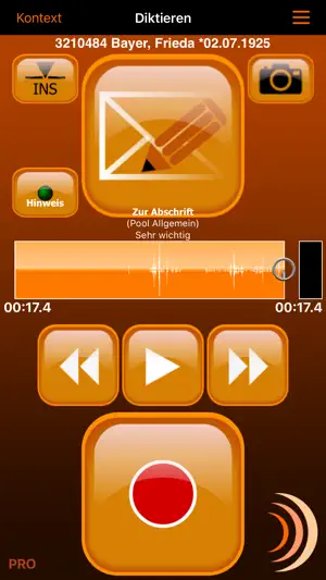 voice4mobile PRO screenshot 2