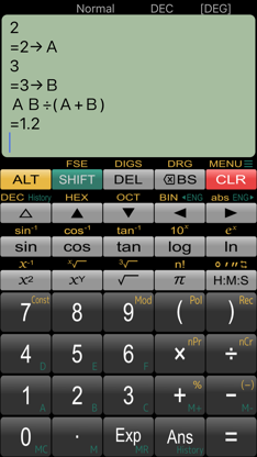 Panecal Plus Sci. Calculator screenshot 3