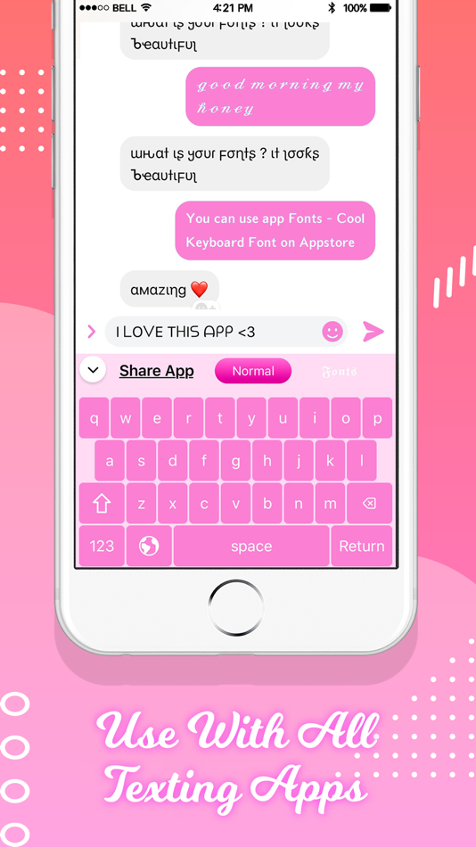#4. Fonts: Keyboard & Font Art (iOS) 由: Zed Peru, S.A.C.
