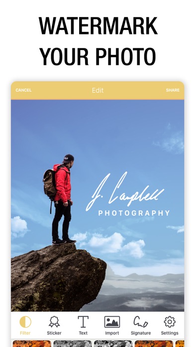 Watermark Photo: Add Signature Screenshot