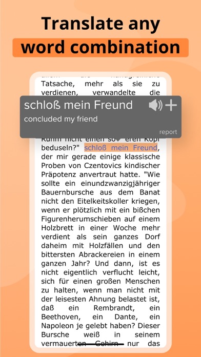 AnyLang: Read, watch & learn iPhone screenshot 4 - Education app
