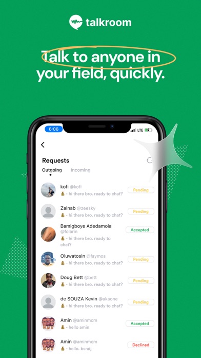 Make Money Chatting — Talkroom Screenshot