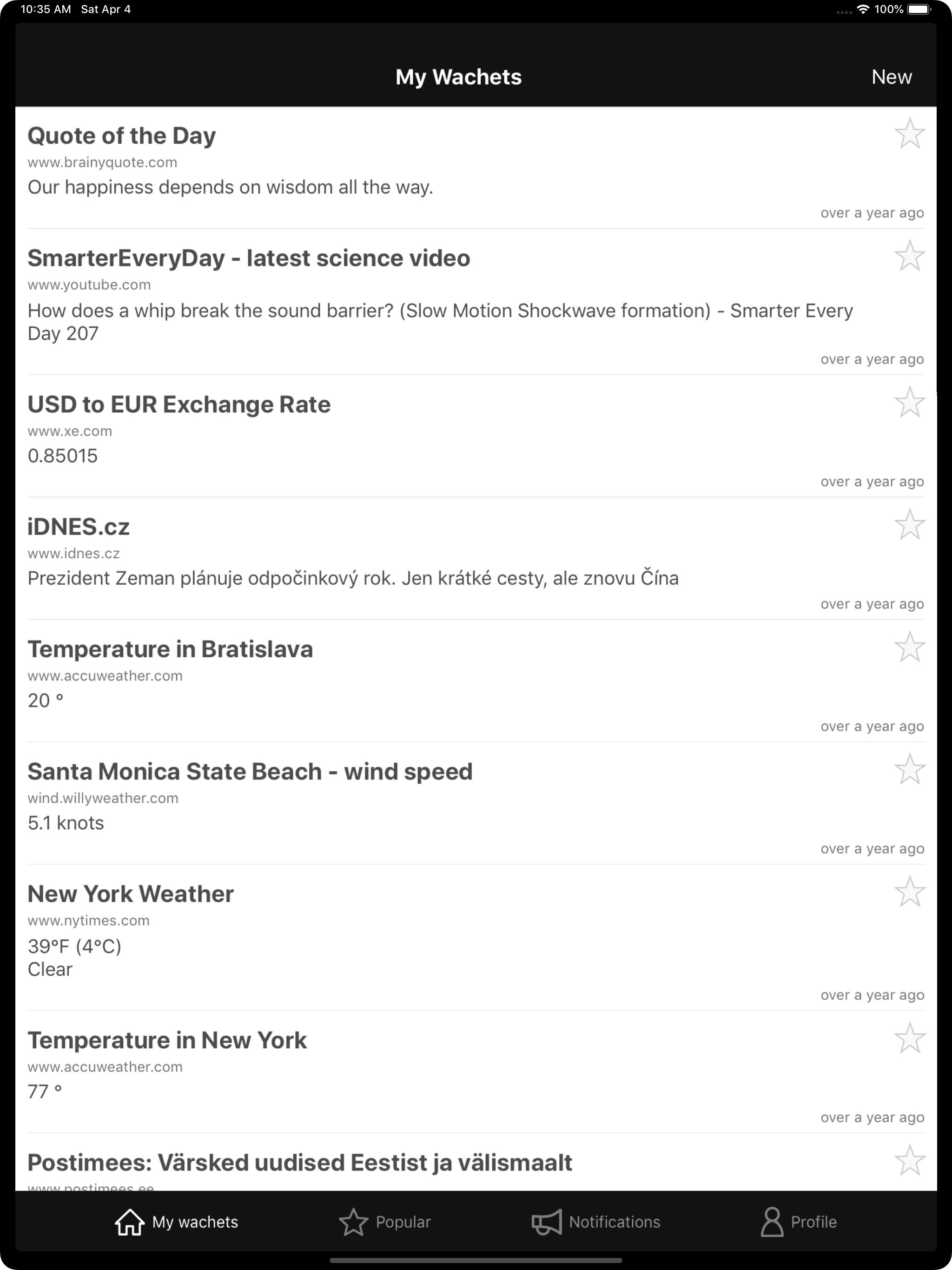 Wachete screenshot 3