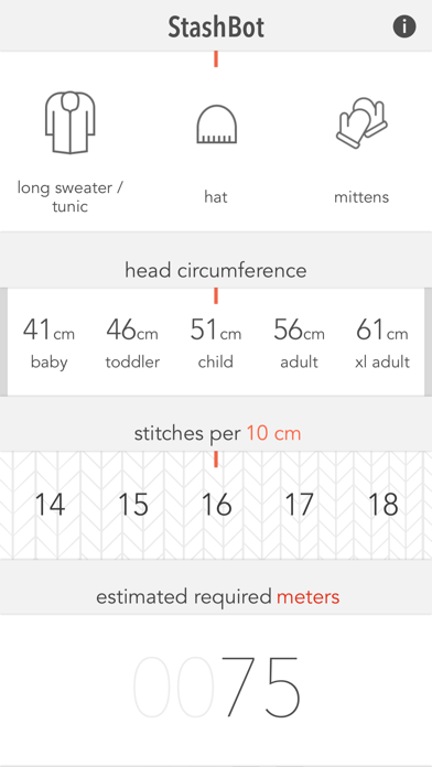 StashBot: Knitting & Crochet のスクリーンショット