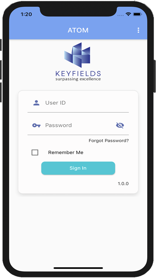 #1. ATOM KEYfields (iOS) 由: KeyField