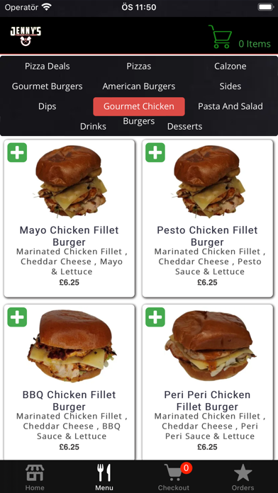 Jennys Pizza and Burger Screenshot