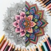 Mandala Color by Number Book icon