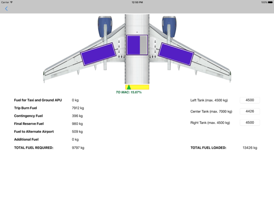 iGoDispatch Boeing733 iPad app afbeelding 4