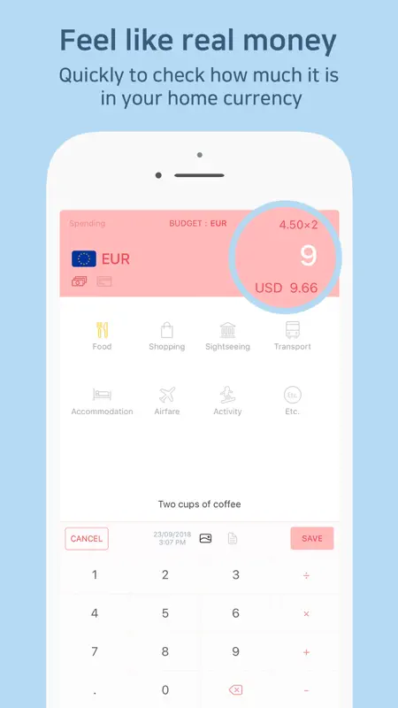 Trabee Pocket - Travel Budget screenshot 3 of 7