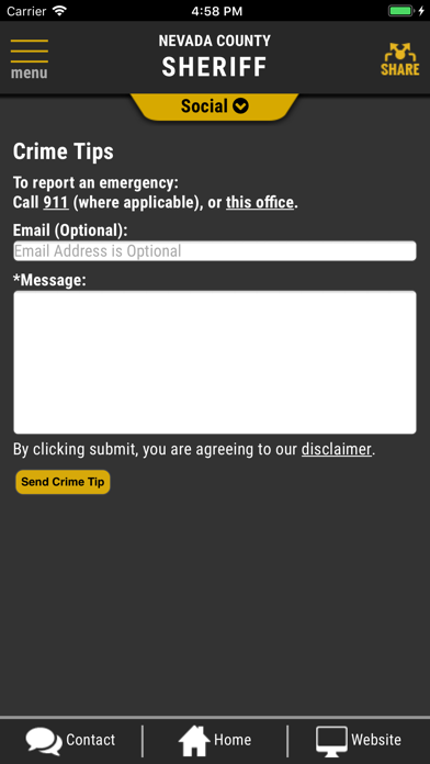 App screenshot