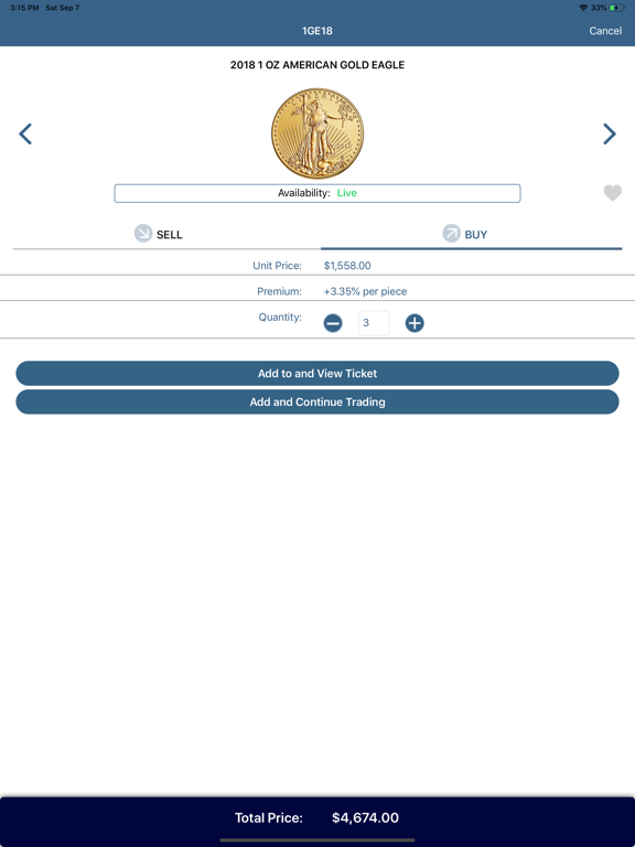 FizTrade iPad screenshot 3 - Business app