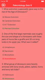 the paleontology quizzes iphone resimleri 4