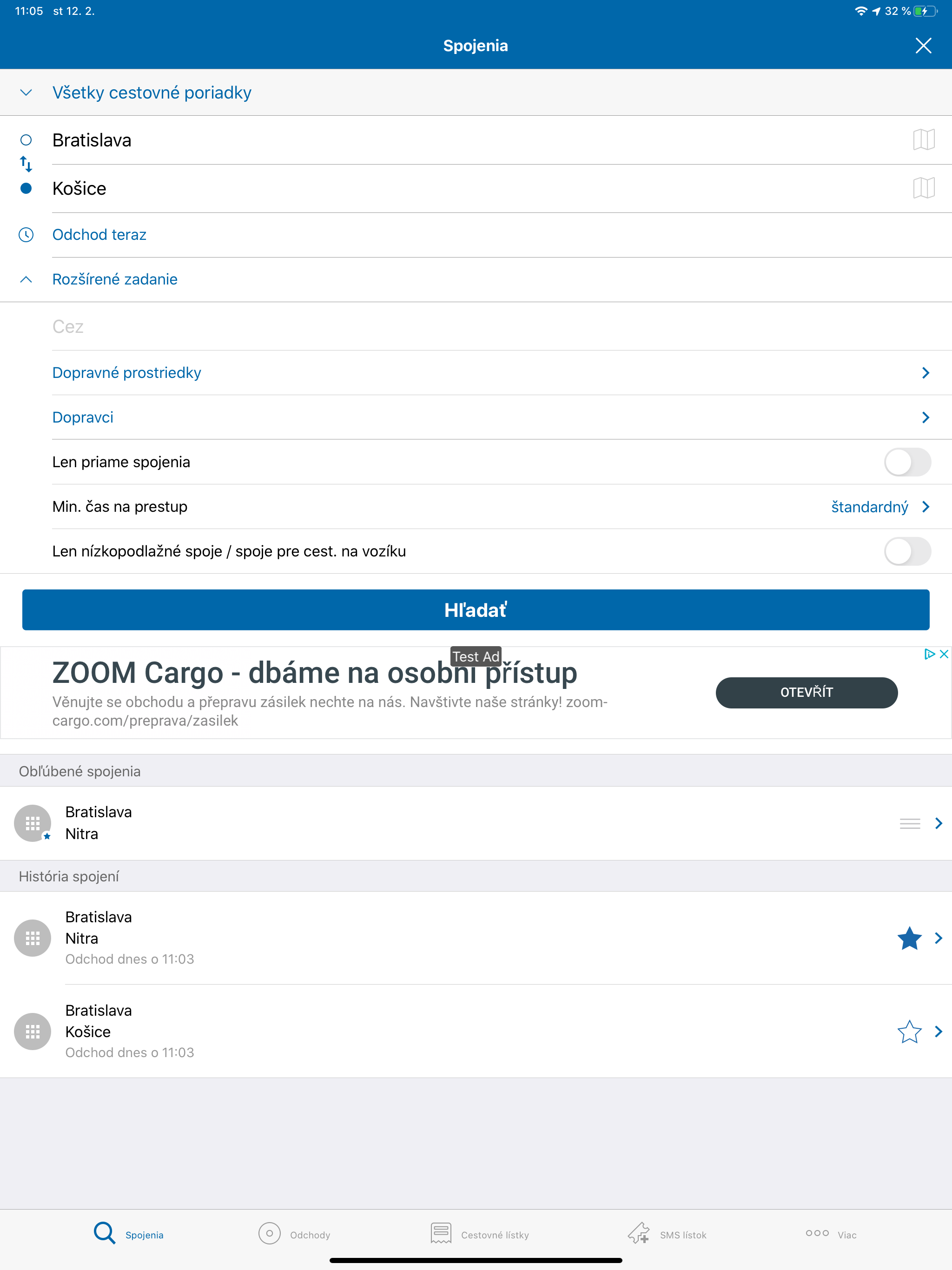 Cestovné poriadky CP