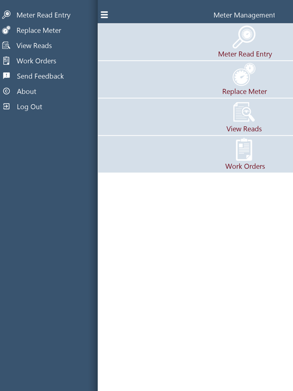 MCSJ Meter Management iPad screenshot 2 - Productivity app