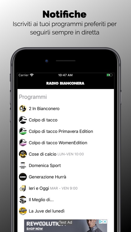 Radio BiancoNera screenshot-3