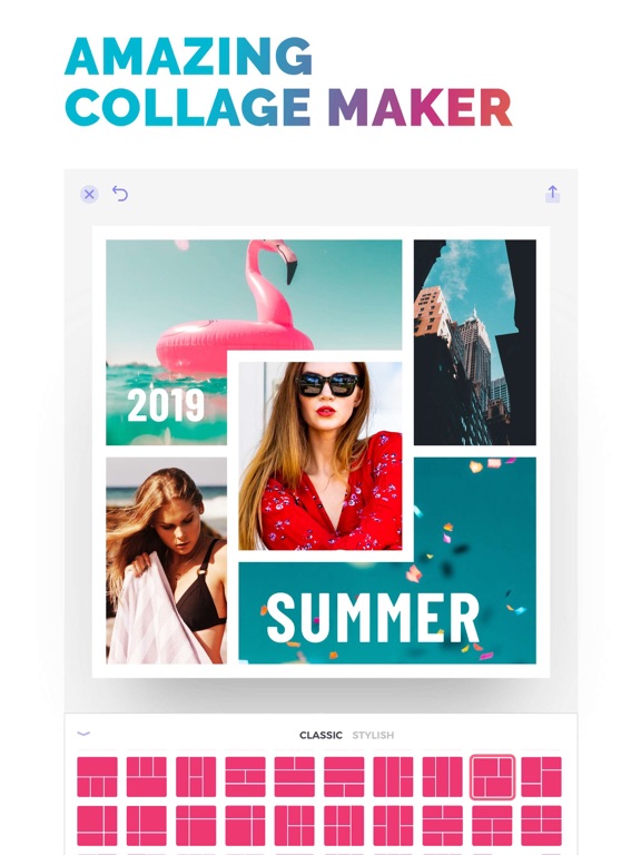 Photo Collage Maker PicJointer iPad screenshot 7 - Photo & Video app
