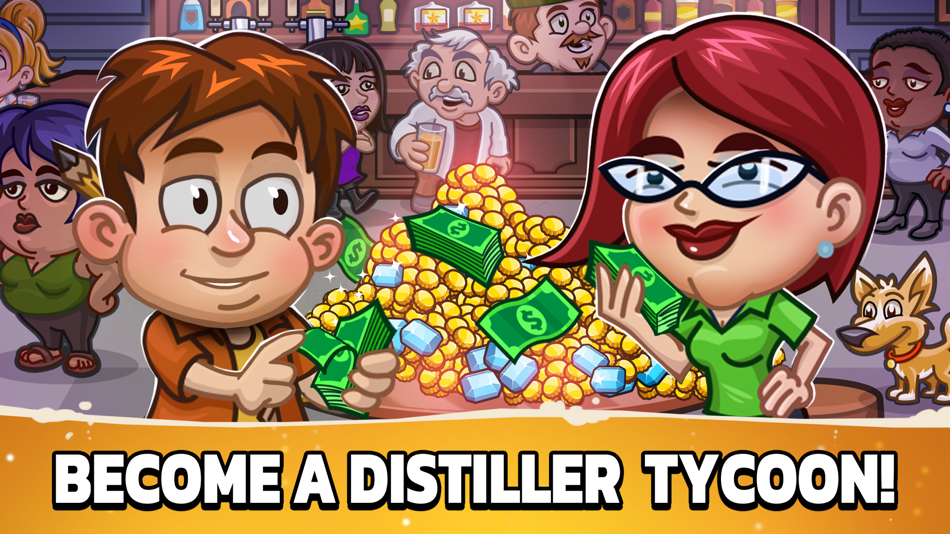#1. Idle Distiller Tycoon Game (iOS) Podle: KANO/APPS