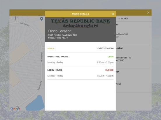 Texas Republic Bank iPad screenshot 4 - Finance app