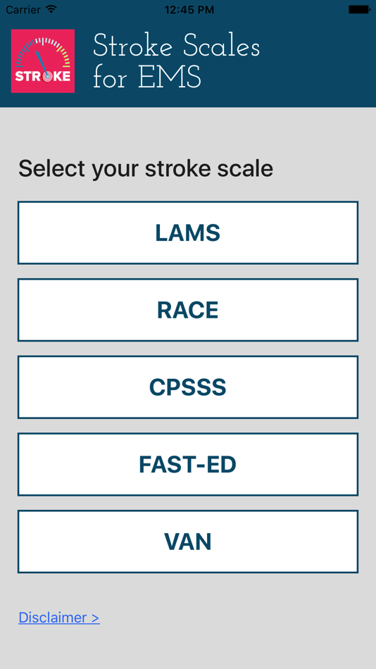 #2. Stroke Scales For EMS (iOS) 由: Society of NeuroInterventional Surgery