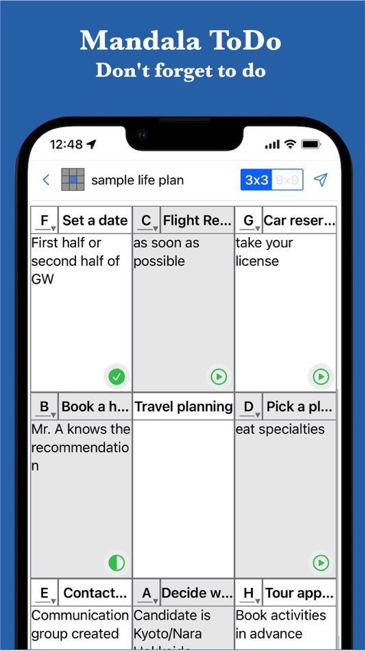 #7. MandalaChart Official App (iOS) Podle: MK-International
