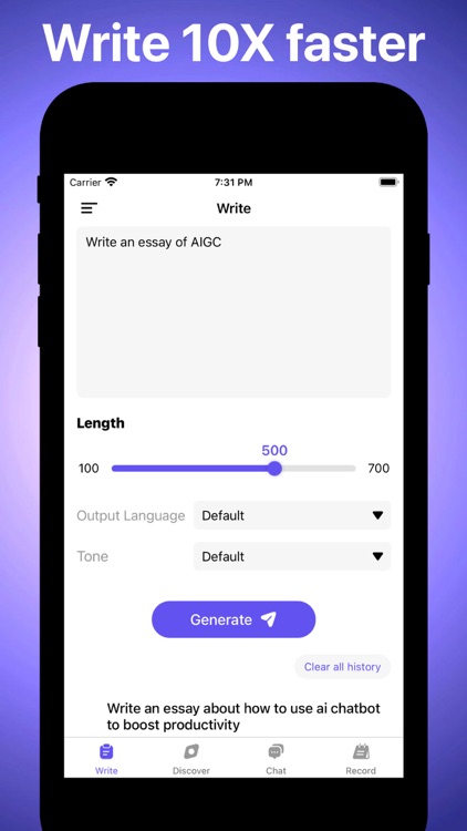 AI Sonic - Chat & Write Bot