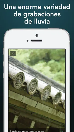 Captura de pantalla de Sonidos De Lluvia HQ en iPhone 4
