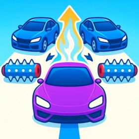 Merge Car Run - Evolution Race