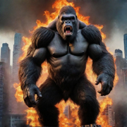 大猩猩 Kong : 大脚 大猩猩游戏 - 城市破坏 3D