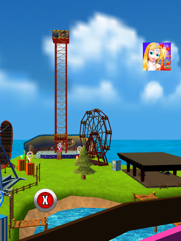 Baby Babsy Amusement Park 3D iPad screenshot