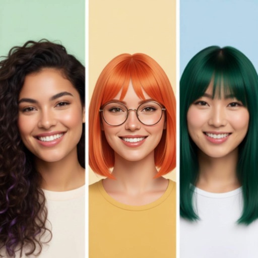 AI Hair Style & Color: HairCut