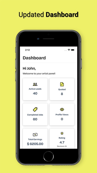Book An Artist Screenshot