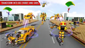 Bee Robot Transform Game 3D screenshot 1