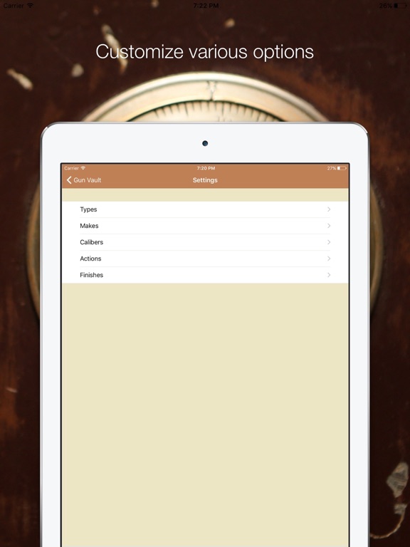 Screenshot #6 pour Gun Vault - firearm inventory.