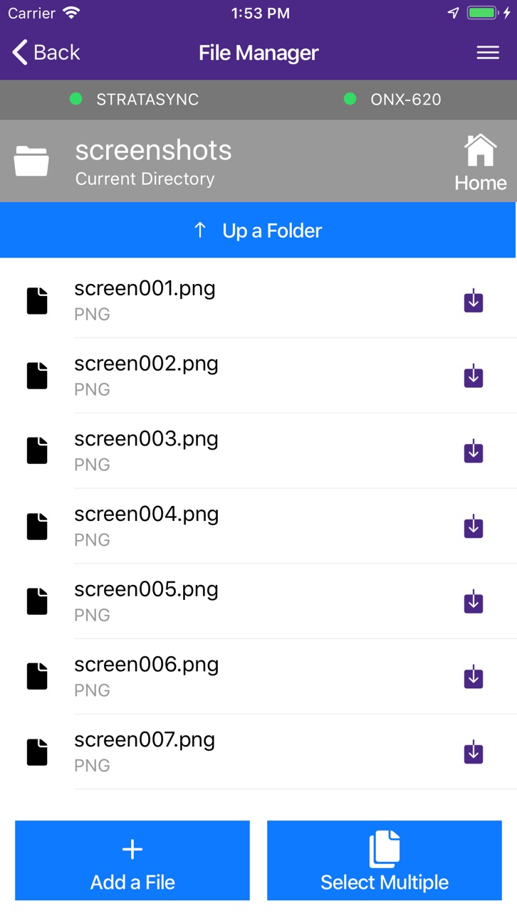iPhone screenshot