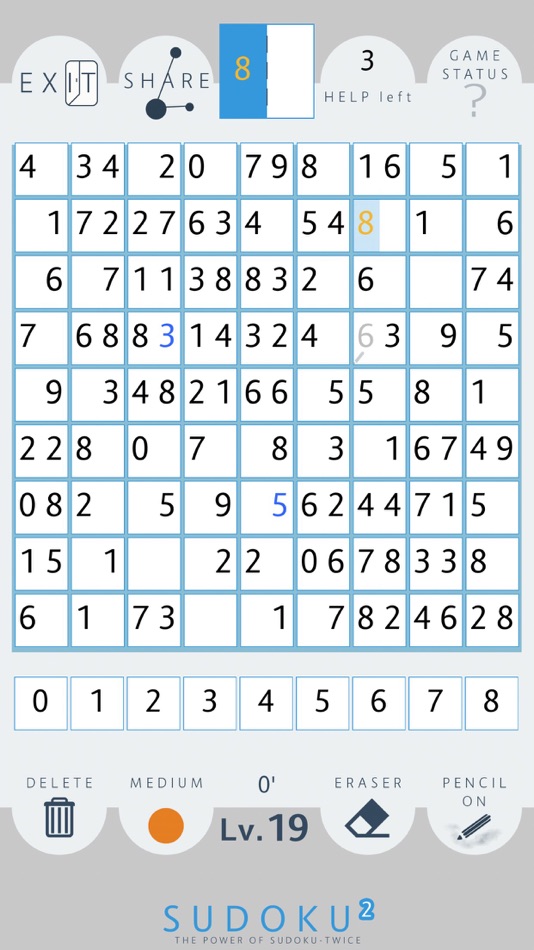 #4. SudokuSquare (iOS) 由: Stefano Della Noce