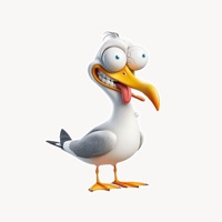 Goofy Seagull Stickers logo