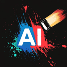 AI生图绘图 Logo