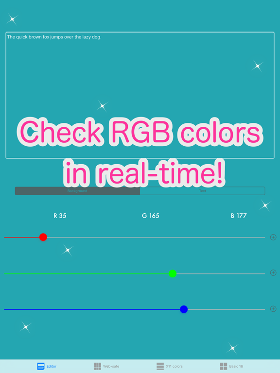 RGB checker - Check Colors!