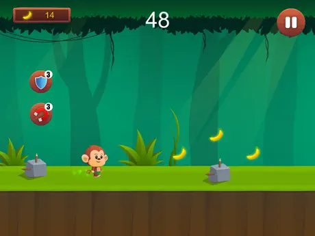 Monkey Run, Jump & Go Bananas!