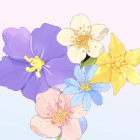 Flower position and color