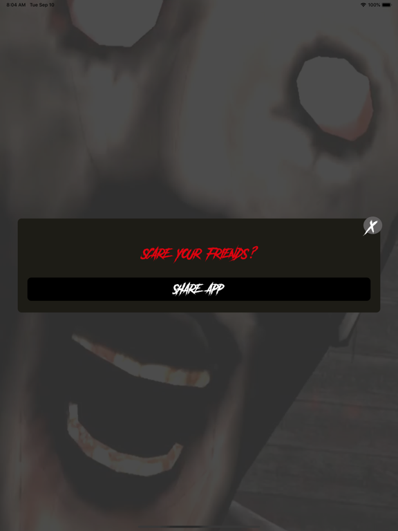 Scary Granny Contact Game iPad screenshot 6 - Entertainment app