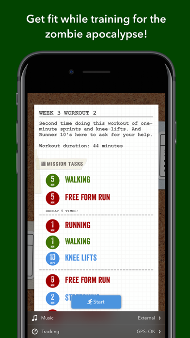 Screenshot #1 pour Zombies, Run! 5k Training